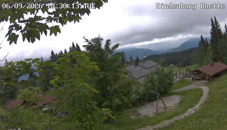 Archiv Foto Webcam Reit im Winkl: Hindenburghütte - Hemmersuppenalm