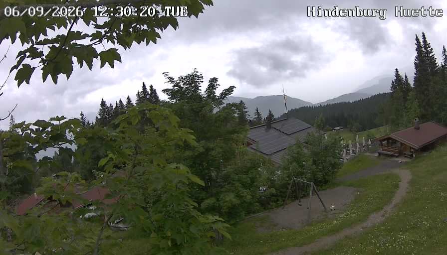 Archiv Foto Webcam Reit im Winkl: Hindenburghütte - Hemmersuppenalm
