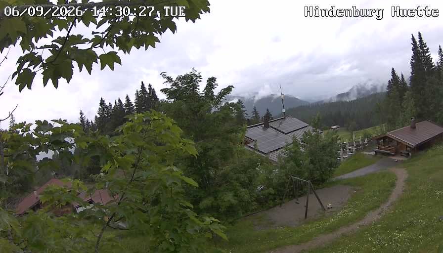 Archiv Foto Webcam Reit im Winkl: Hindenburghütte - Hemmersuppenalm