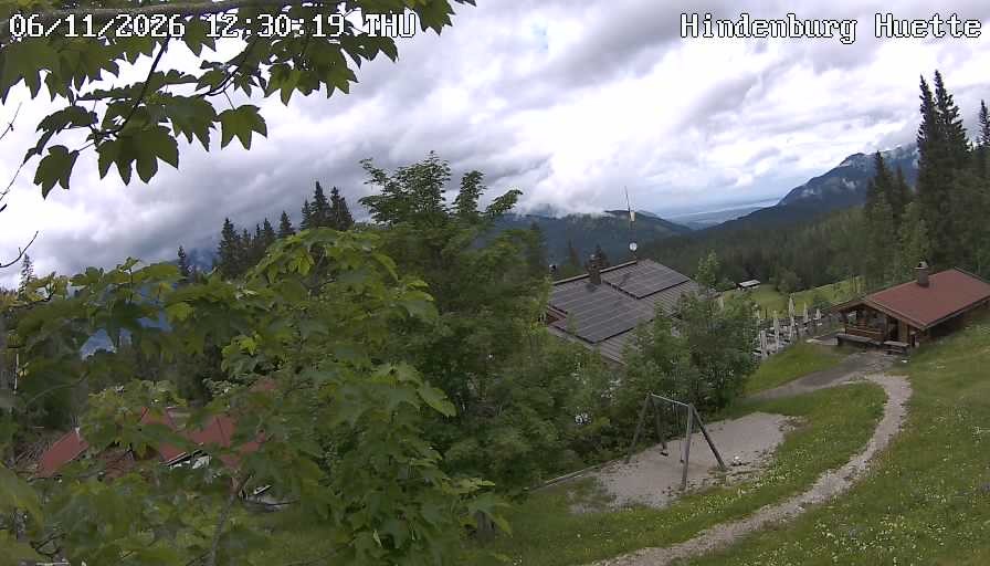 Archiv Foto Webcam Reit im Winkl: Hindenburghütte - Hemmersuppenalm