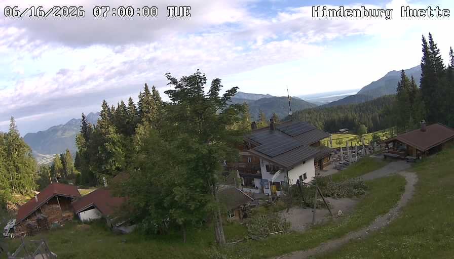 Archived image Webcam Reit im Winkl - Hindenburghütte
