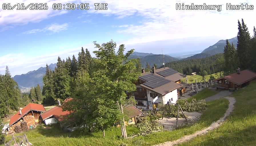 Archived image Webcam Reit im Winkl - Hindenburghütte
