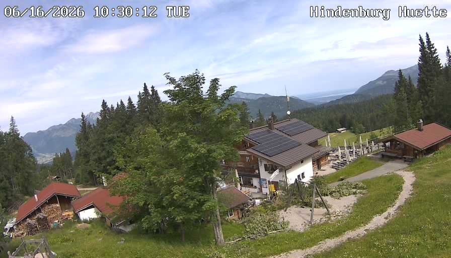 Archived image Webcam Reit im Winkl - Hindenburghütte