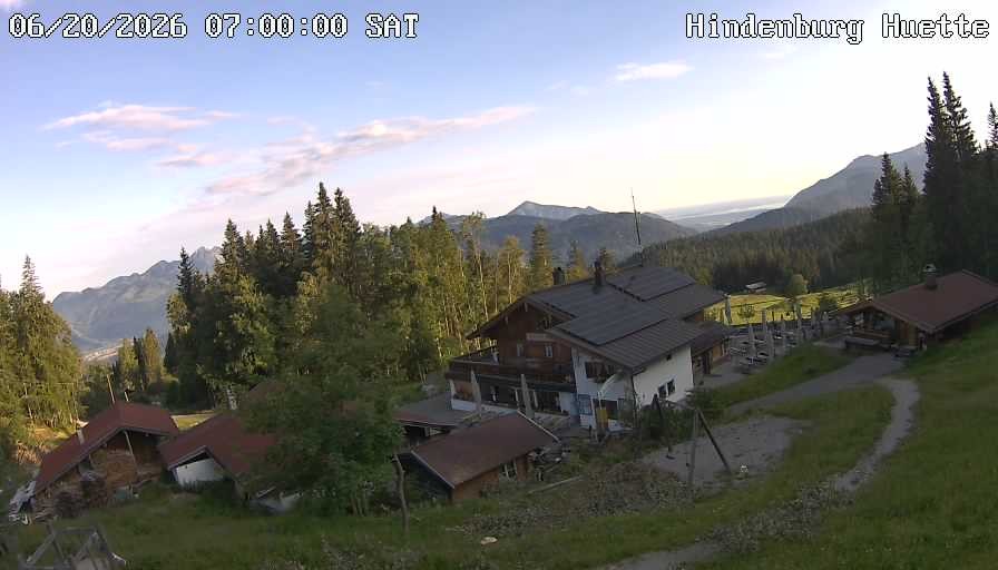Archiv Foto Webcam Reit im Winkl: Hindenburghütte - Hemmersuppenalm