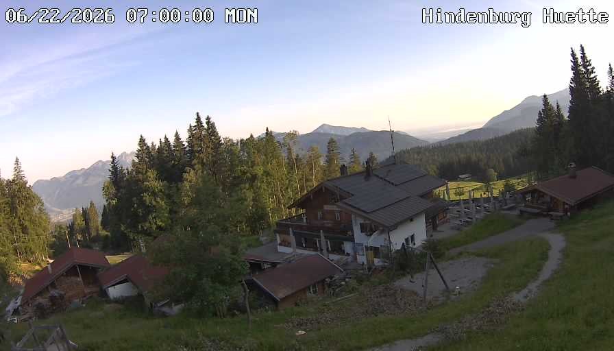 Archiv Foto Webcam Reit im Winkl: Hindenburghütte - Hemmersuppenalm