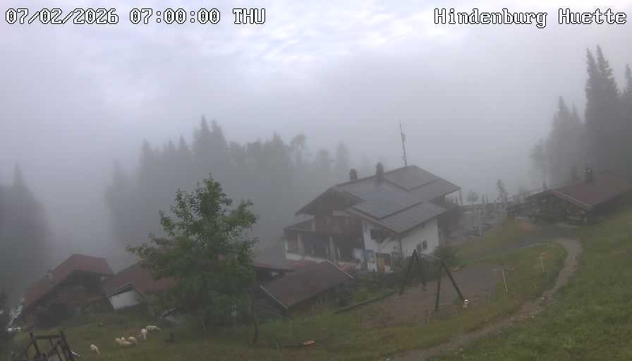 Archiv Foto Webcam Reit im Winkl: Hindenburghütte - Hemmersuppenalm