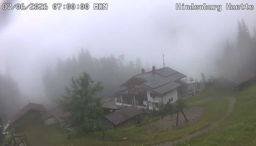 Archiv Foto Webcam Reit im Winkl: Hindenburghütte - Hemmersuppenalm