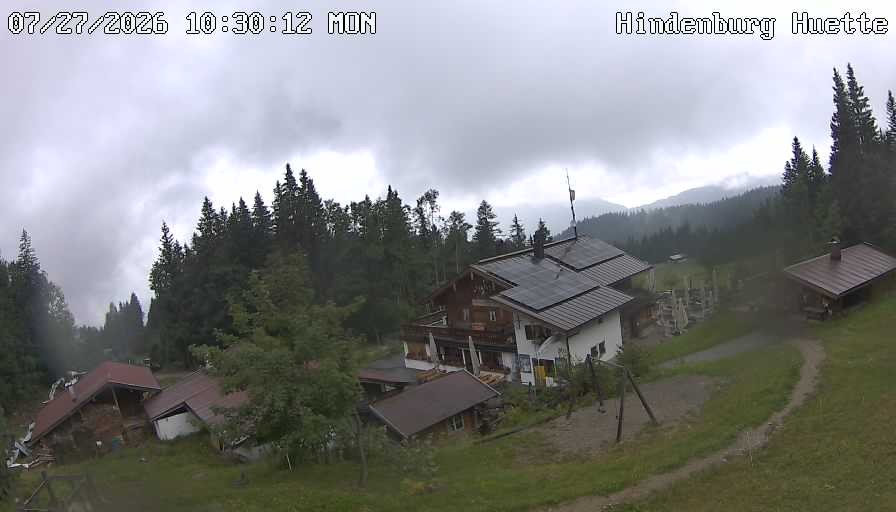 Archiv Foto Webcam Reit im Winkl: Hindenburghütte - Hemmersuppenalm