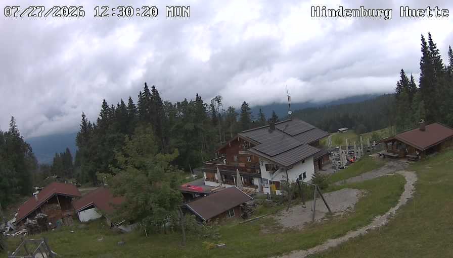 Archiv Foto Webcam Reit im Winkl: Hindenburghütte - Hemmersuppenalm