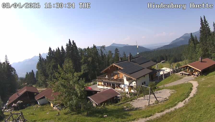 Archiv Foto Webcam Reit im Winkl: Hindenburghütte - Hemmersuppenalm