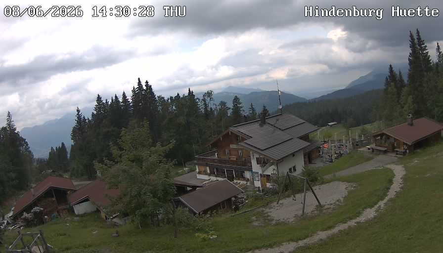 Archiv Foto Webcam Reit im Winkl: Hindenburghütte - Hemmersuppenalm