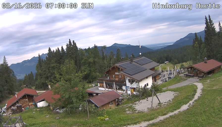 Archived image Webcam Reit im Winkl - Hindenburghütte