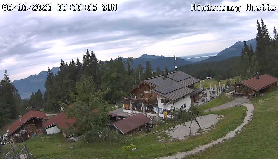 Archived image Webcam Reit im Winkl - Hindenburghütte