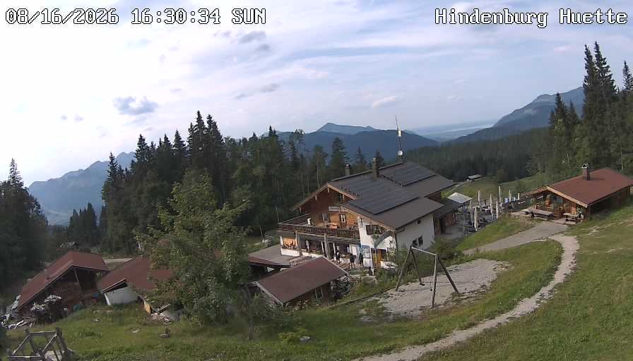 Archived image Webcam Reit im Winkl - Hindenburghütte