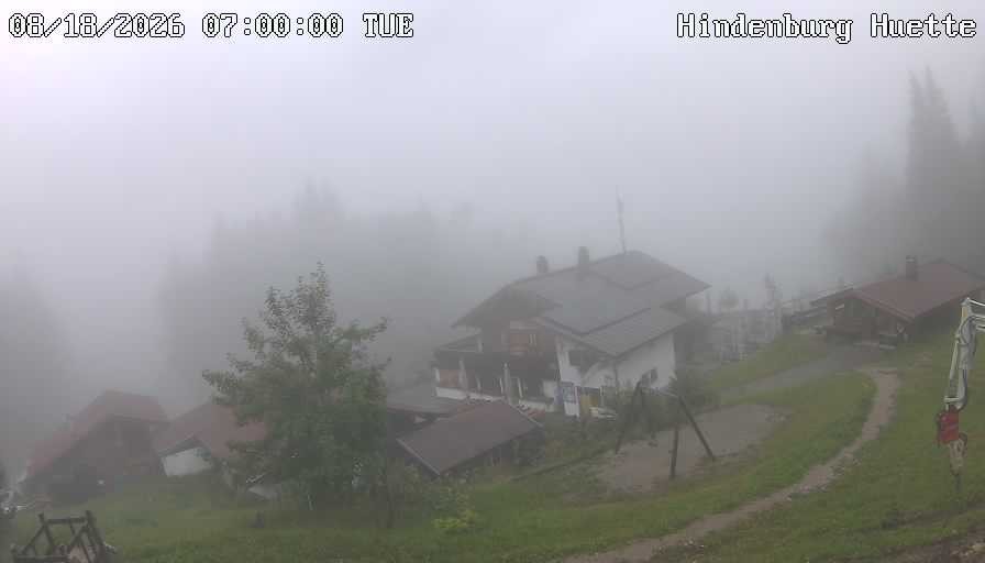 Archiv Foto Webcam Reit im Winkl: Hindenburghütte - Hemmersuppenalm