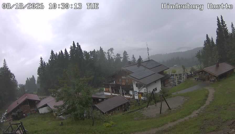 Archiv Foto Webcam Reit im Winkl: Hindenburghütte - Hemmersuppenalm