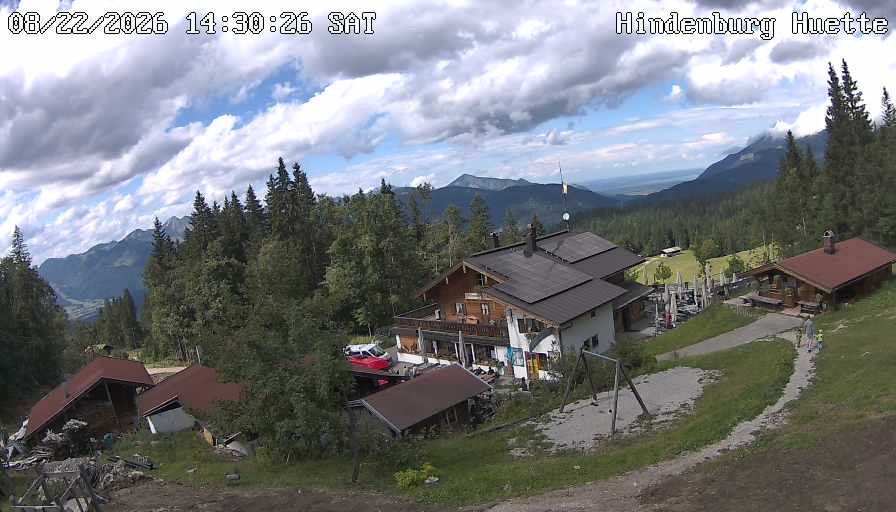Archiv Foto Webcam Reit im Winkl: Hindenburghütte - Hemmersuppenalm