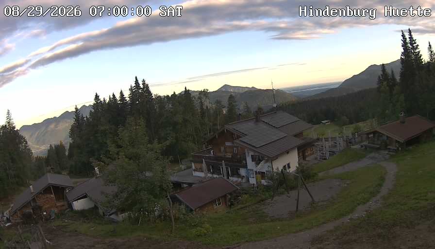 Archiv Foto Webcam Reit im Winkl: Hindenburghütte - Hemmersuppenalm