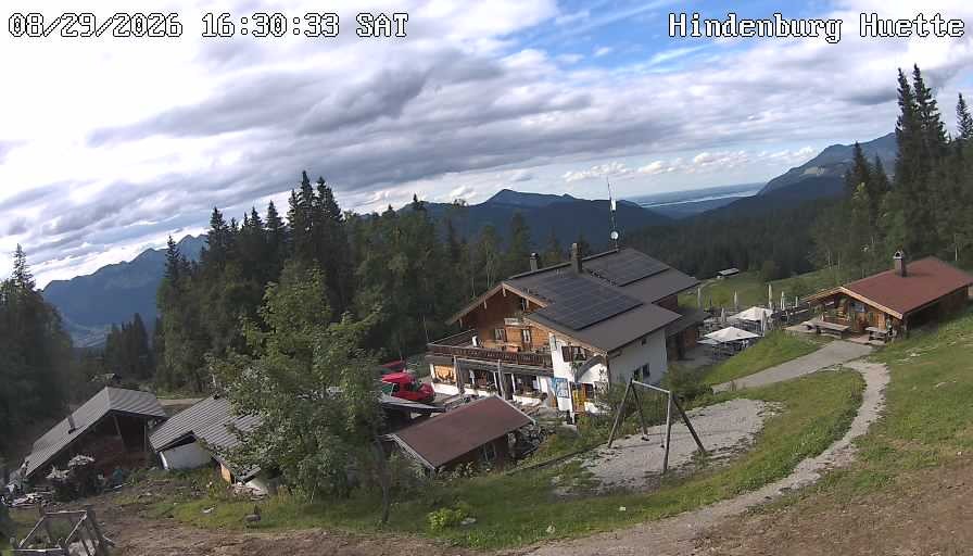 Archiv Foto Webcam Reit im Winkl: Hindenburghütte - Hemmersuppenalm