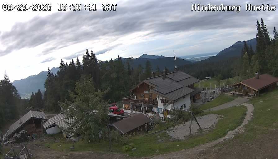Archiv Foto Webcam Reit im Winkl: Hindenburghütte - Hemmersuppenalm