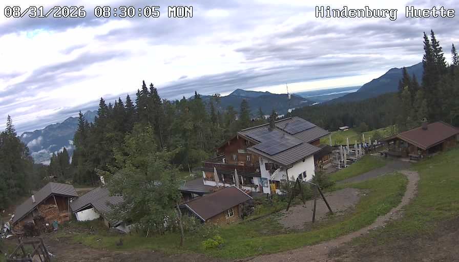 Archiv Foto Webcam Reit im Winkl: Hindenburghütte - Hemmersuppenalm