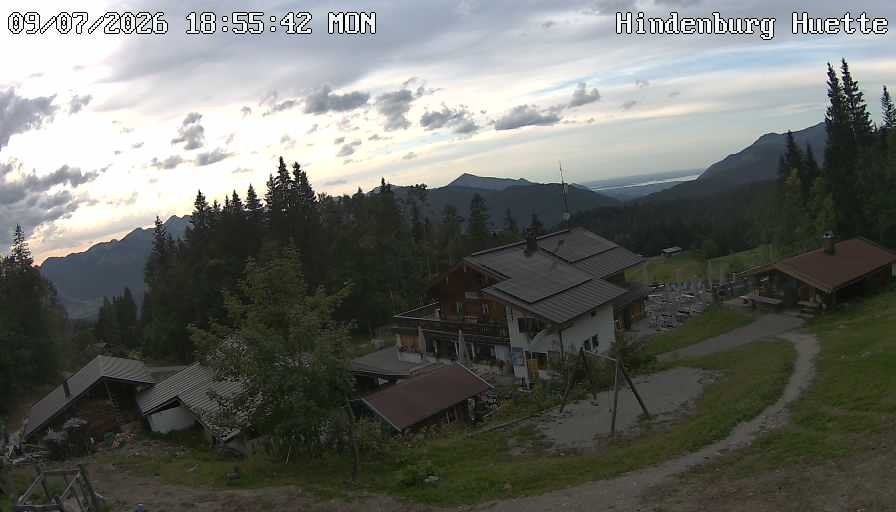 Archiv Foto Webcam Reit im Winkl: Hindenburghütte - Hemmersuppenalm