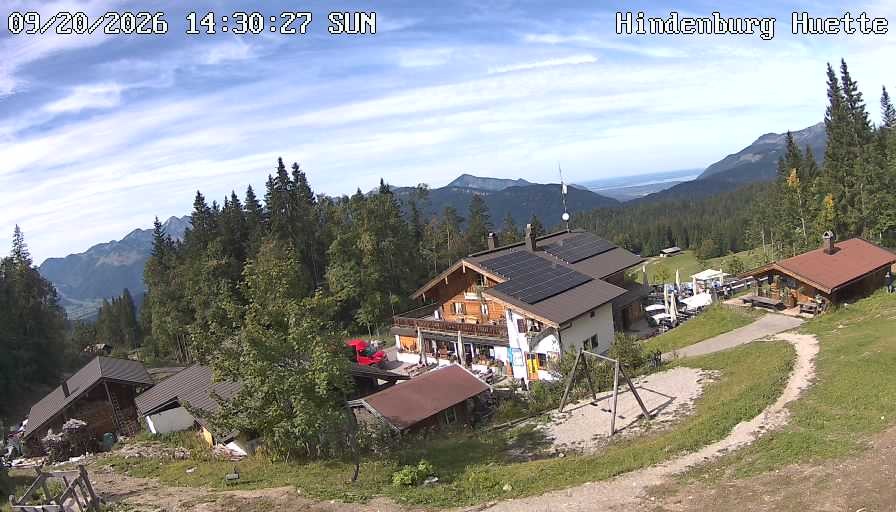 Archiv Foto Webcam Reit im Winkl: Hindenburghütte - Hemmersuppenalm