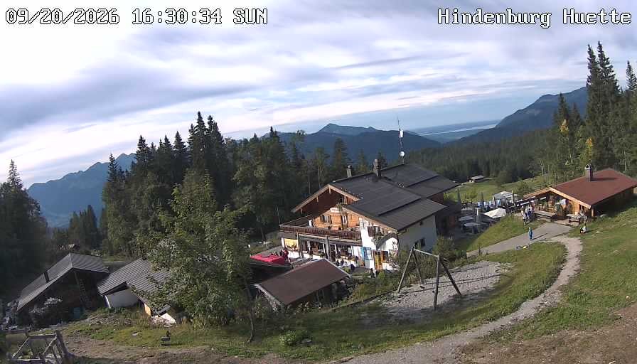 Archiv Foto Webcam Reit im Winkl: Hindenburghütte - Hemmersuppenalm