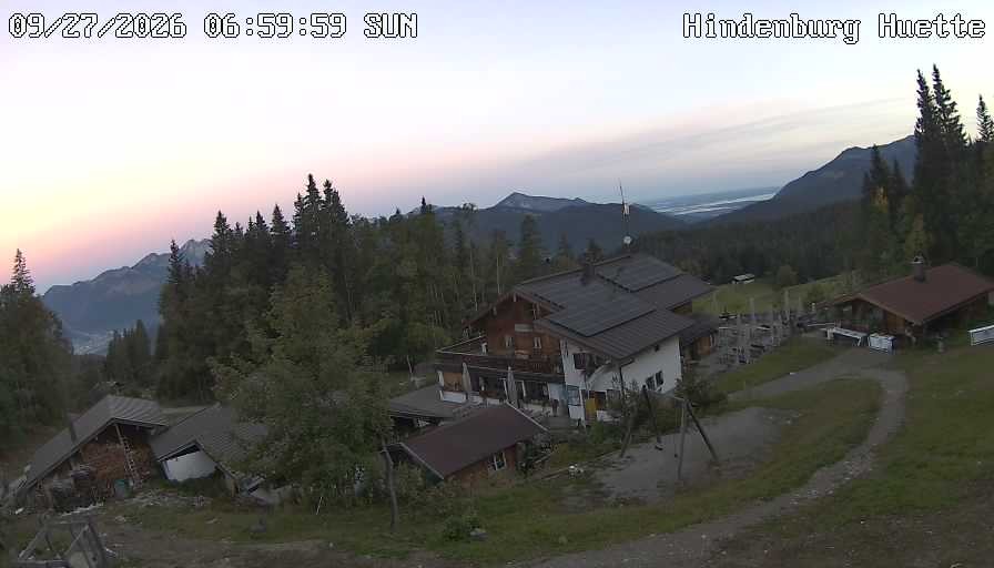 Archiv Foto Webcam Reit im Winkl: Hindenburghütte - Hemmersuppenalm