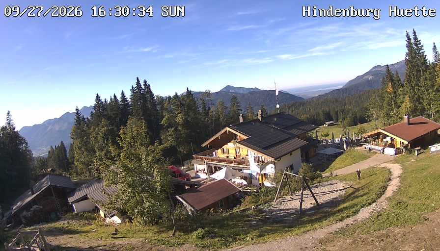 Archiv Foto Webcam Reit im Winkl: Hindenburghütte - Hemmersuppenalm
