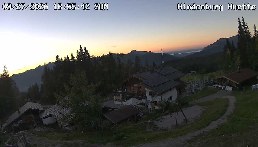 Archiv Foto Webcam Reit im Winkl: Hindenburghütte - Hemmersuppenalm