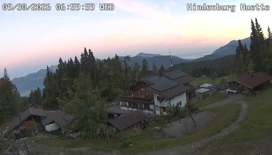 Archived image Webcam Reit im Winkl - Hindenburghütte
