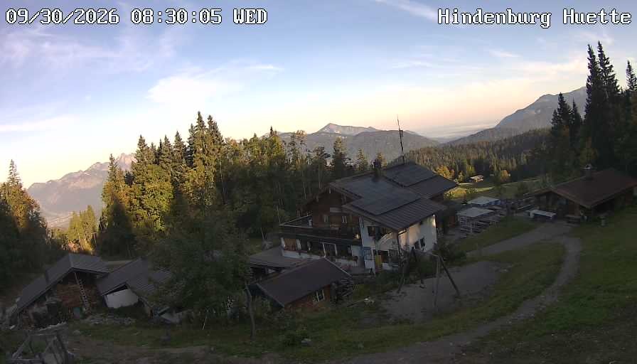 Archived image Webcam Reit im Winkl - Hindenburghütte