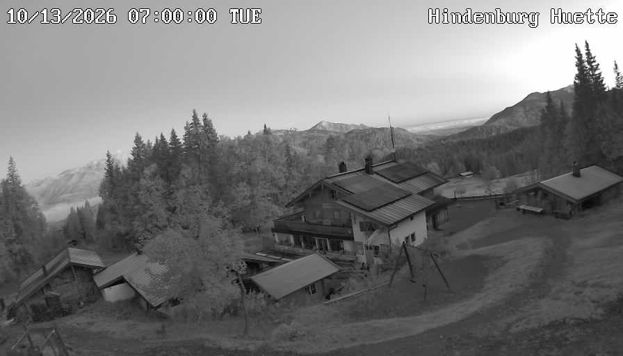 Archiv Foto Webcam Reit im Winkl: Hindenburghütte - Hemmersuppenalm