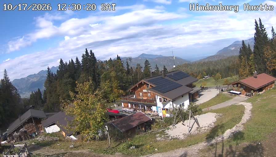 Archiv Foto Webcam Reit im Winkl: Hindenburghütte - Hemmersuppenalm