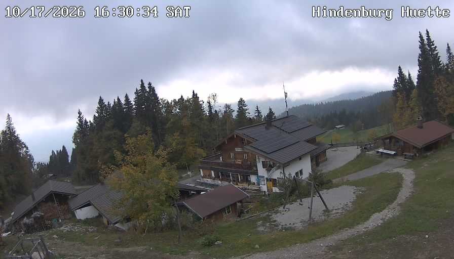 Archiv Foto Webcam Reit im Winkl: Hindenburghütte - Hemmersuppenalm