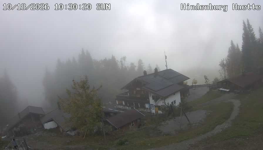 Archiv Foto Webcam Reit im Winkl: Hindenburghütte - Hemmersuppenalm