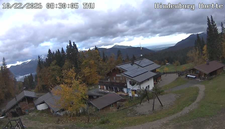 Archiv Foto Webcam Reit im Winkl: Hindenburghütte - Hemmersuppenalm