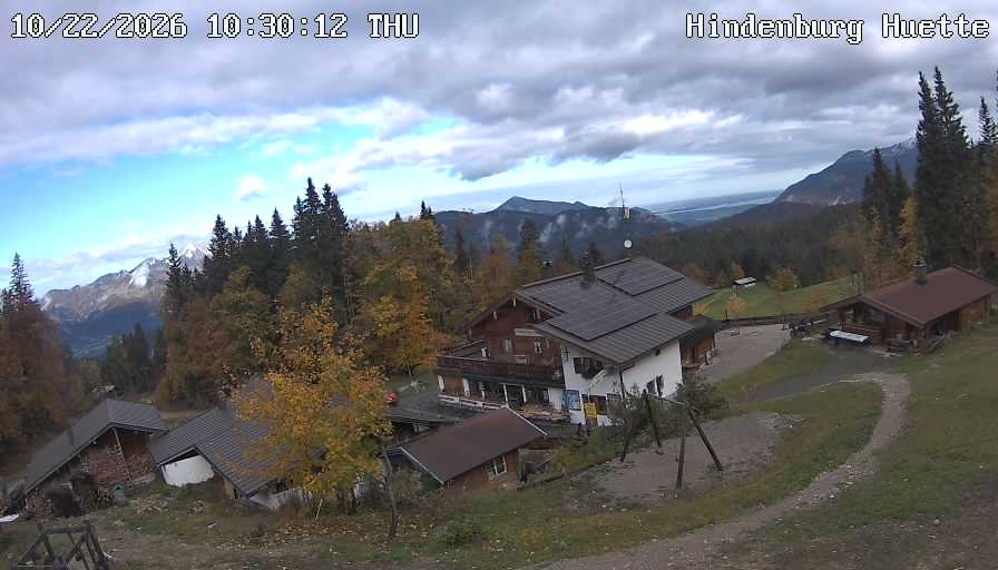 Archiv Foto Webcam Reit im Winkl: Hindenburghütte - Hemmersuppenalm