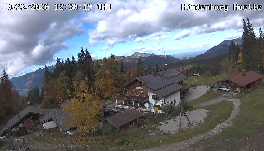 Archiv Foto Webcam Reit im Winkl: Hindenburghütte - Hemmersuppenalm