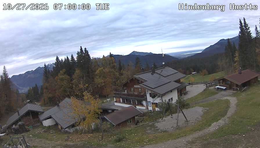 Archived image Webcam Reit im Winkl - Hindenburghütte