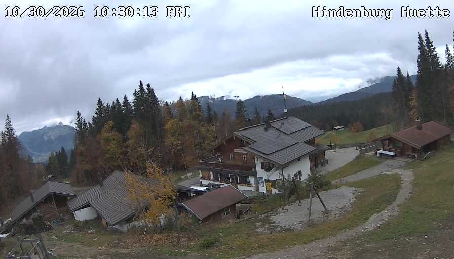 Archiv Foto Webcam Reit im Winkl: Hindenburghütte - Hemmersuppenalm