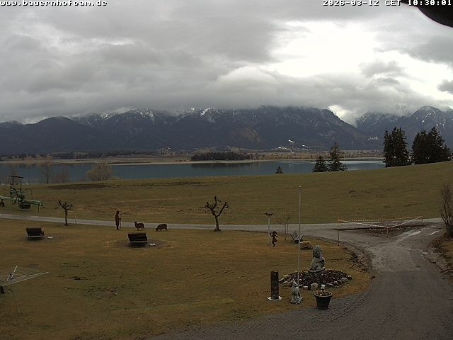 Archived image Webcam Rosshaupten: Salenberghof