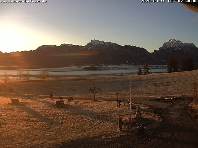 Archived image Webcam Rosshaupten: Salenberghof