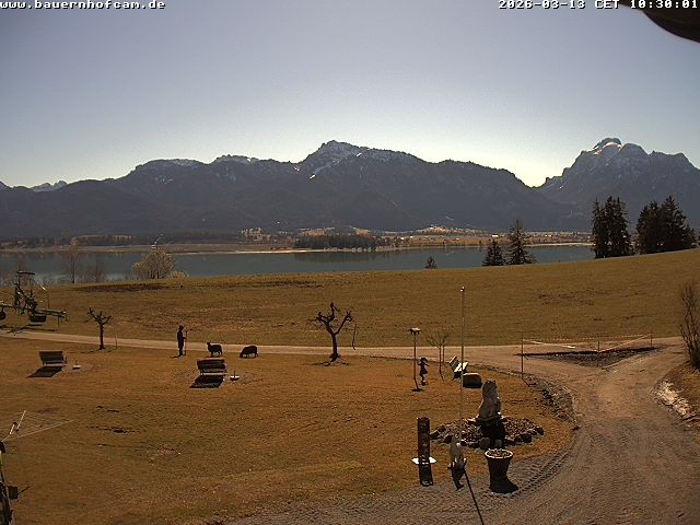 Archived image Webcam Rosshaupten: Salenberghof