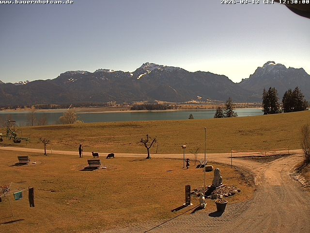 Archived image Webcam Rosshaupten: Salenberghof