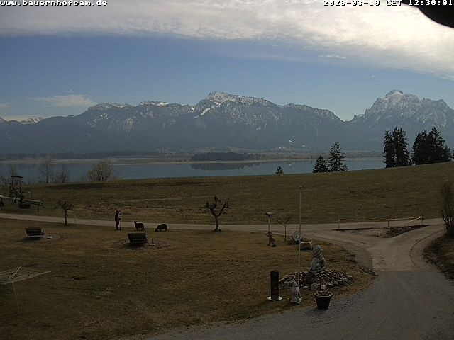 Archived image Webcam Rosshaupten: Salenberghof
