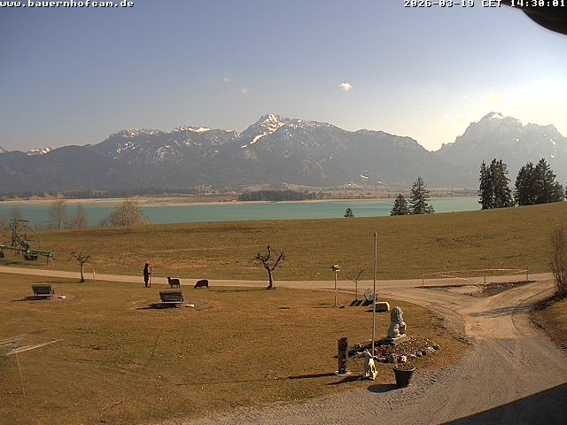 Archived image Webcam Rosshaupten: Salenberghof