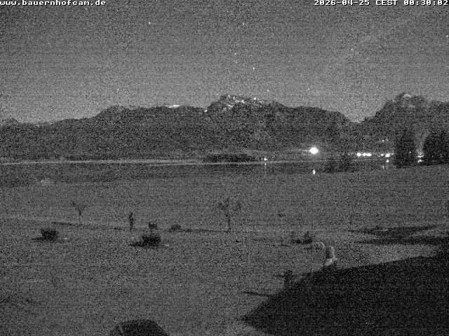 Archived image Webcam Rosshaupten: Salenberghof