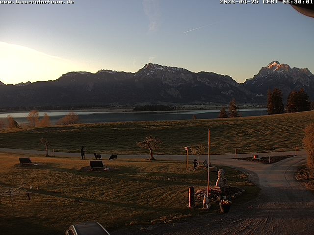 Archived image Webcam Rosshaupten: Salenberghof